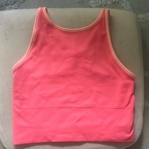 XS tank top from Athleta. Ribbed material and a great color scheme.
